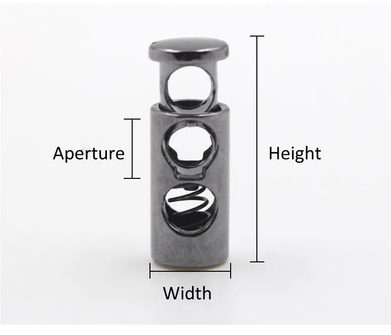 1 шт. металлическая Стопорная пружинная застёжка, фиксатор шнура для шнурка, багажный рюкзак для одежды, палатка