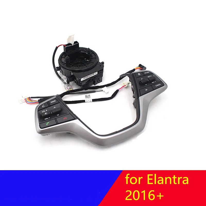 

luetooth Phone Cruise Control Steering Wheel Buttons Pad Switch for hyundai Elantra AD