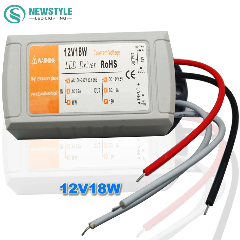 high quality dc 12v 18w 48w 100w power supply led driver adapter transformer switch for led high quality dc 12v 18w 48w 100w power supply led driver adapter transformer switch for led