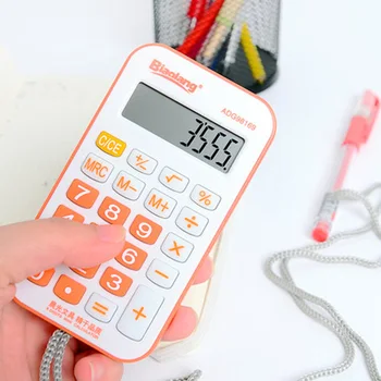 

Electronic Calculator candy color cartoon student calculate 8 Digit Calculator Mini Calculating Tool Stationery