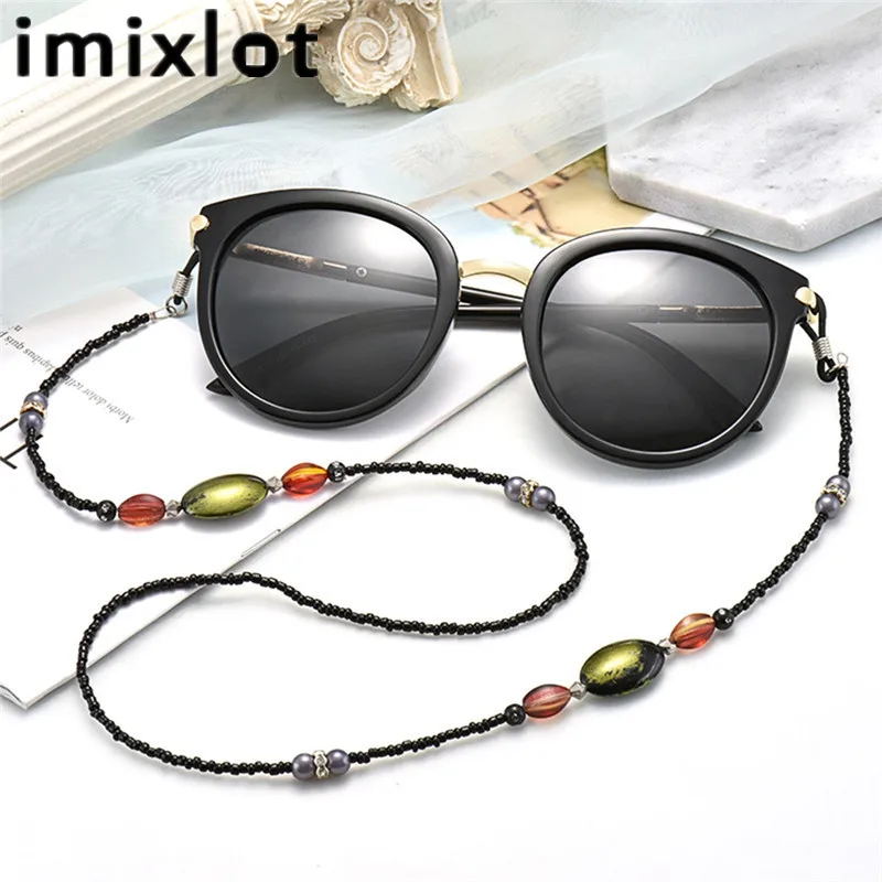 Imixlot Women Eyeglass Chains with Beaded Sunglasses Cords Reading