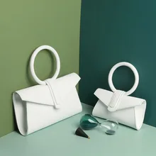 Женская сумка из натуральной кожи, брендовая роскошная сумка с кольцом и ручкой сверху, маленькая сумка через плечо из коровьей кожи, яркая сумка на пояс из воловьей кожи