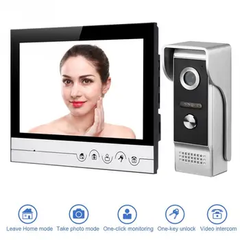 

9 inch Color LCD Video Door Phone Doorbell Night Vision Camera Intercom for Home Villa Door Bell Deurbel