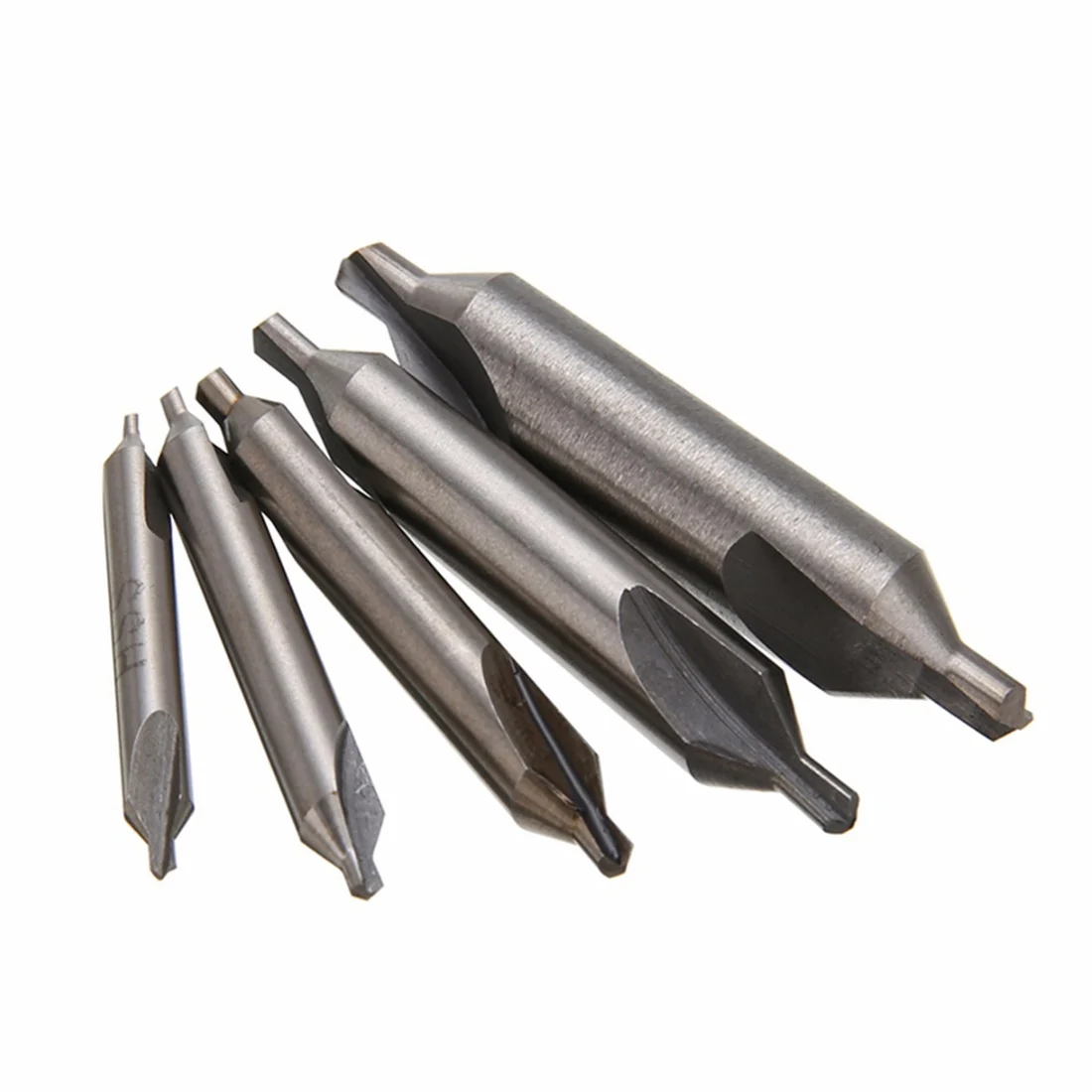 1pc  HSS High Speed Steel Center Drill Bits Set Precision Combined Countersinks Kit 60 Degree Angle 1mm 2mm 3mm 5mm Power Tools