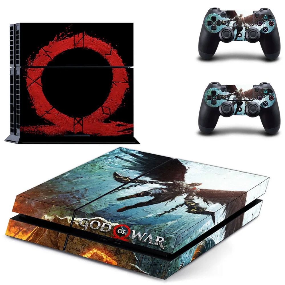 Игра God of War 4 PS4 кожи Стикеры наклейка для sony Игровые приставки 4 консоли и 2 контроллера Скины PS4 Стикеры s винил аксессуар