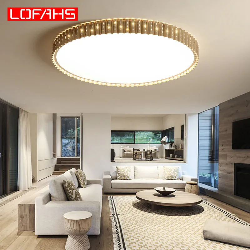 

LOFAHS modern led chandelier lighting For Living Room Bedroom Commercial place white gloden ceiling Chandelier kronleuchter