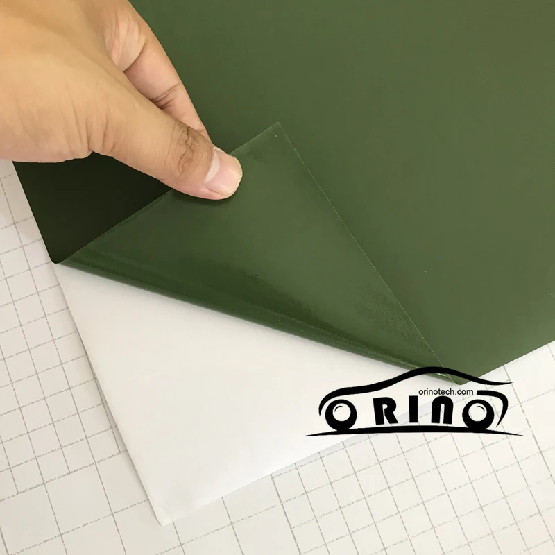 Matte Army Green Vinyl Film Wrap-1
