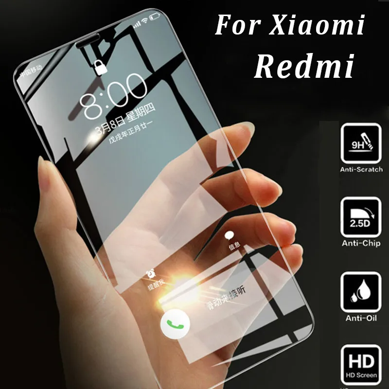

Protective Glass For Xiaomi Redmi Note 7S 7 6 pro Tempered Screen Protector Glass on the for Xiaomi Mi 9 9X 8 A1 A2 lite Film