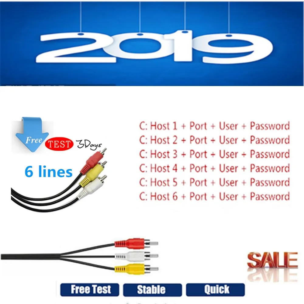 

2019 Fast Stable 1 Year Europe Cccam 6 lines Server For HD DVB-S2 Satellite TV Receiver WIFI Support Italy / Spain / Portugal