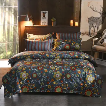 

DEDUO HOME US SIZE Beddings Marina Printed Duvet cover sets and pillowcase
