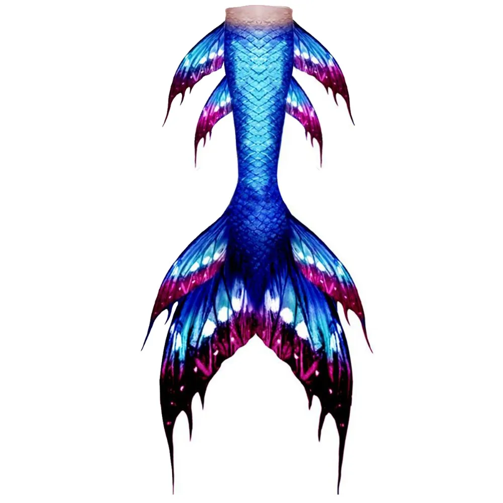 

Lauriane Custome Swimable Mermaid Tails without Monofin for Swimming Mermaid Cosplay Costume Beach Artifact