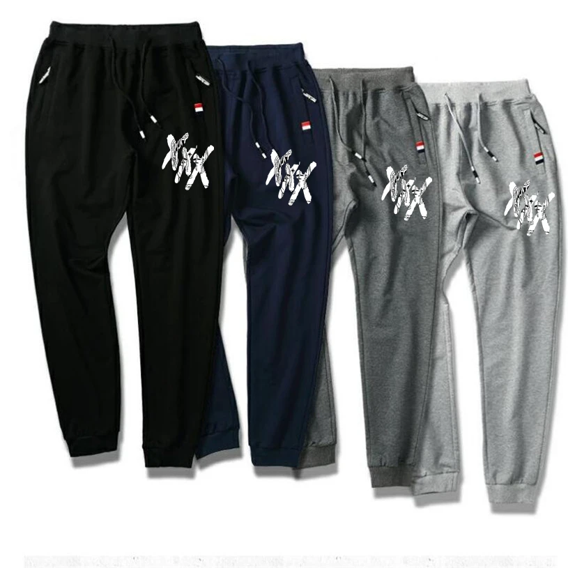 

2018 Rapper Xxxtentacion Pants Summer Fall Casual Trousers Straight Pants Sweatpants Harem Pants Cartoon Mens Jogger Pants 4XL