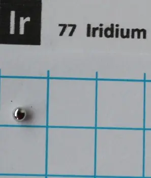 

Iridium High Purity Ir Sphere Balls 99.98% Research and Development Element Metal