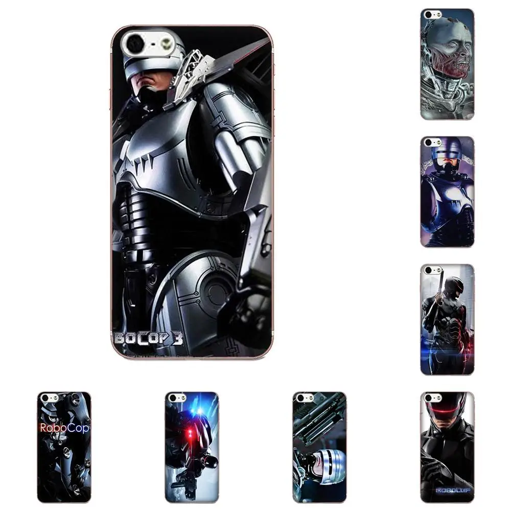 ТПУ чехол для телефона Xiaomi Redmi Mi Note 7 8 9 SE Pro Lite Go Play Robocop | Мобильные телефоны и