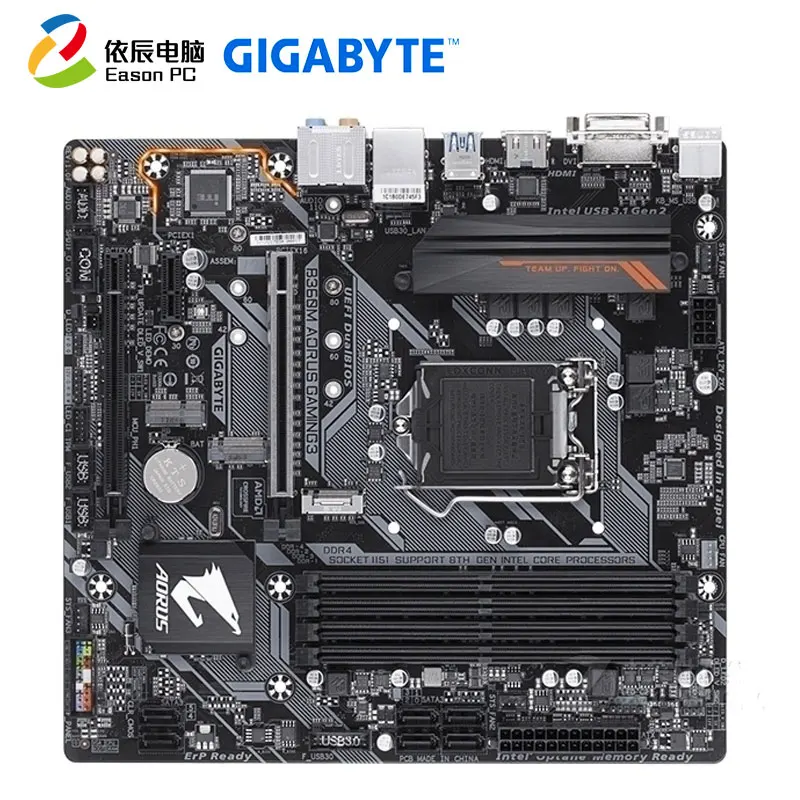 

GIGABYTE GA-B360M AORUS GAMING 3 desktop motherboard LGA1151 i3 i5 i7 DDR4 64G M.2 Micro-ATX