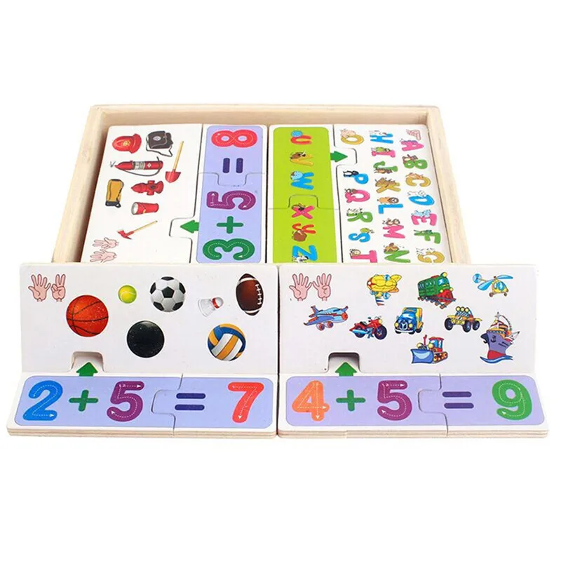 Children Learning Education Colorful Puzzles Literacy Cognition