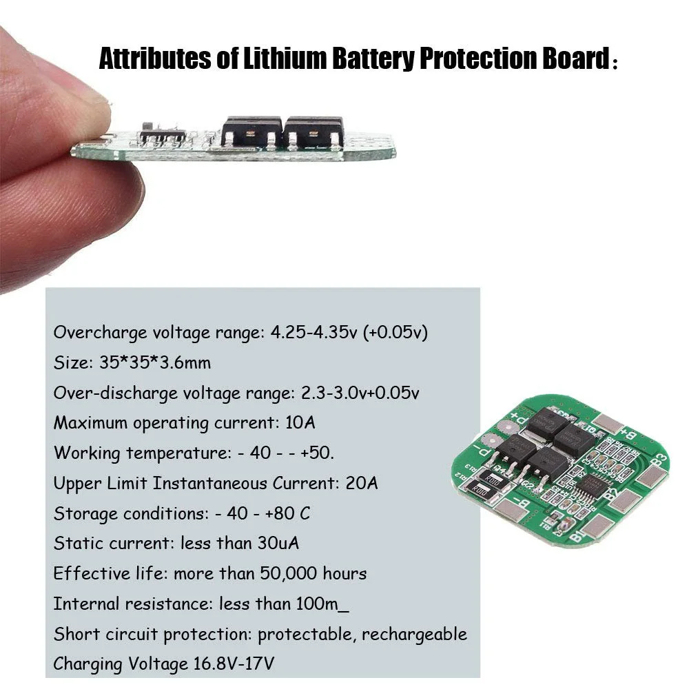 4S 20A 14 8 в литий ионный 18650 Батарея BMS PCM защиты Модуль платы блока программного