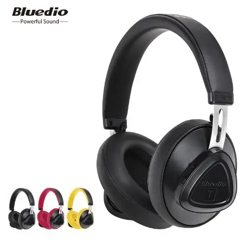 Беспроводные наушники Bluedio TMS с микрофоном монитором студийная bluetooth гарнитура