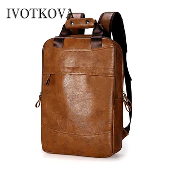 

IVOTKOVA 2019 New Designer Men Business Backpack Travel Waterproof Slim Laptop Backpack School Bag Office Men Backpack Bag