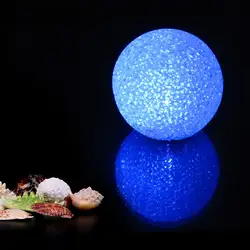 Светодиодный хрустальный шар 10 см ночник украшение пластиковый шар Базовая лампа для детей