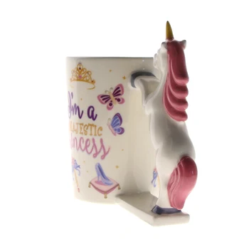 Magical Pink Unicorn Mug I Am The Majestic Princess Ceramic Coffee Mug Tea Cup 
