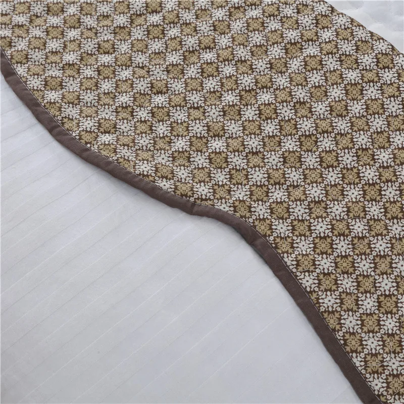 3 шт. качество американский стиль печатных цветочные cubrecamas одеяло набор покрывало Sham наволочка