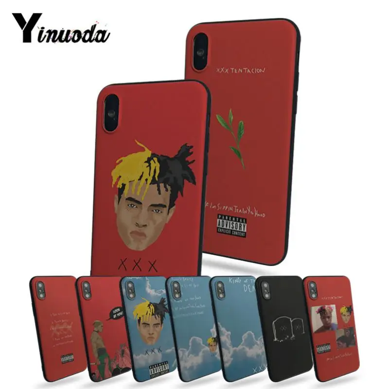Роскошный высококачественный защитный чехол Yinuoda XXXTentacion для телефона Apple iphone 7 7plus