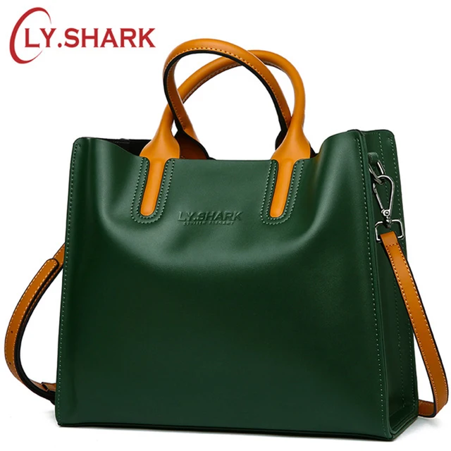 Ly Shark Messenger Bag Women Shoulder Female Las Shark Messenger Bag Women Shoulder Female Las Genuine Leather Bags For