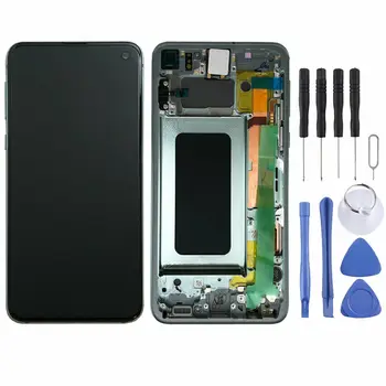 

Original AMOLED LCD for SAMSUNG Galaxy S10 Display Touch Screen Digitizer with Frame Replacement LCD G973 Display