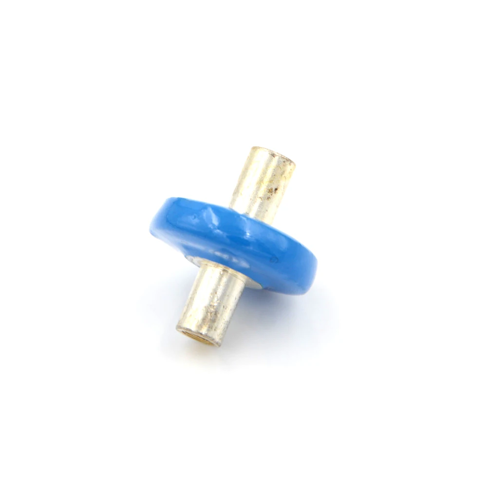 1 шт. 102 3KV 1nf 1000pf 4 мм резьбы 20*25 мм синего цвета высокого Напряжение Керамика конденсатор в форме дверной ручки