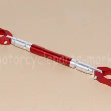 Красный Универсальный 7/" 22 мм CNC алюминиевый руль мотоцикла крест бар складной гибкий дизайн ручка бар сила рулевого колеса