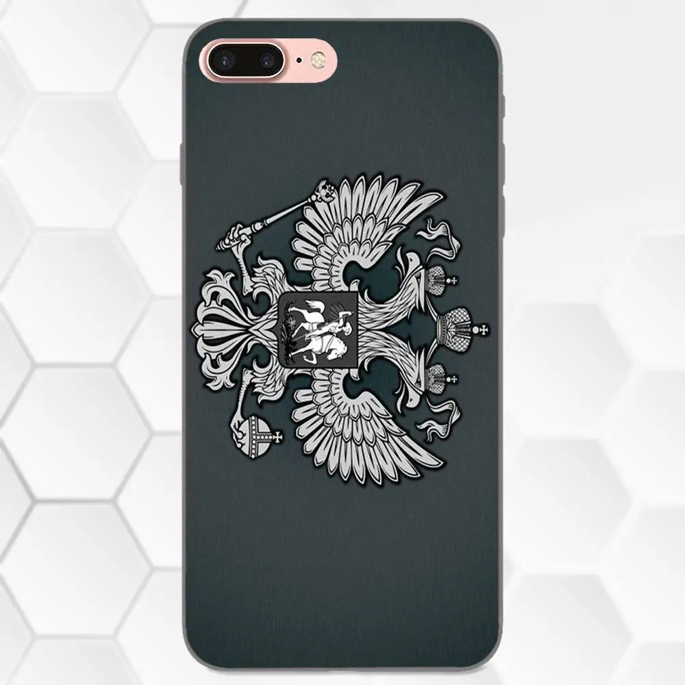 Оригинальный русский флаг мягкий ТПУ оригинал для Huawei Honor Enjoy Mate Note 6s 8 9 10 20 Lite Play Pro