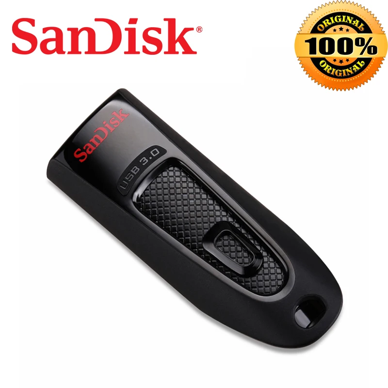 Двойной Флеш-накопитель SanDisk USB флэш-накопитель 32 ГБ, 64 ГБ, 128G 256 ГБ флеш-накопитель USB 3,0 флеш-накопитель флешки на флэшке, для ПК телефона под наклоном для 100 МБ/с