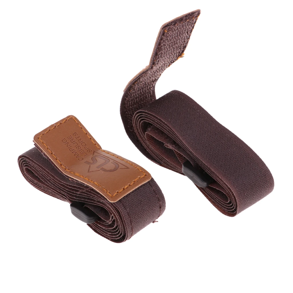 2 Pieces Adjustable Travel Luggage Straps Suitcase Security Buckle Belt Rope for Camping Hiking Backpacks Tents Sleeping Bag