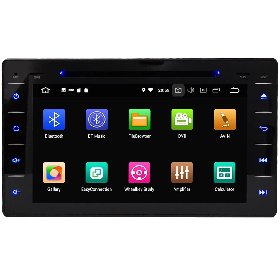 Cheap 8" Octa Core 4G Android 8.1 4GB RAM 64GB ROM RDS BT Car DVD Player Radio Stereo Head Unit GPS Glonass For Toyota Hilux 2016-2018 1