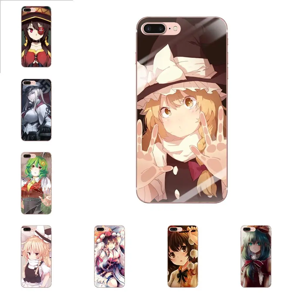 

For Apple iPhone X XS Max XR 4 4S 5 5C 5S SE 6 6S 7 8 Plus Soft TPU Phone Touhou