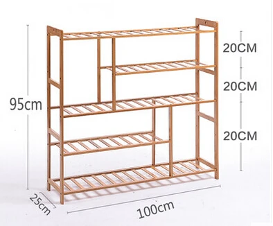 

shoe rack simple bamboo storage rack shoe rack multilayer simple household assembled shoe rack