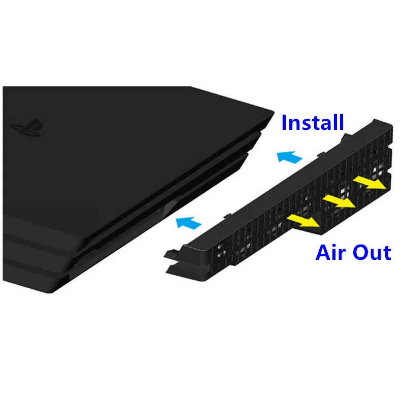 PS4 Pro Auto intelligent Cooling Fan 5 Cooler Heat Exhauster Coolingpad
