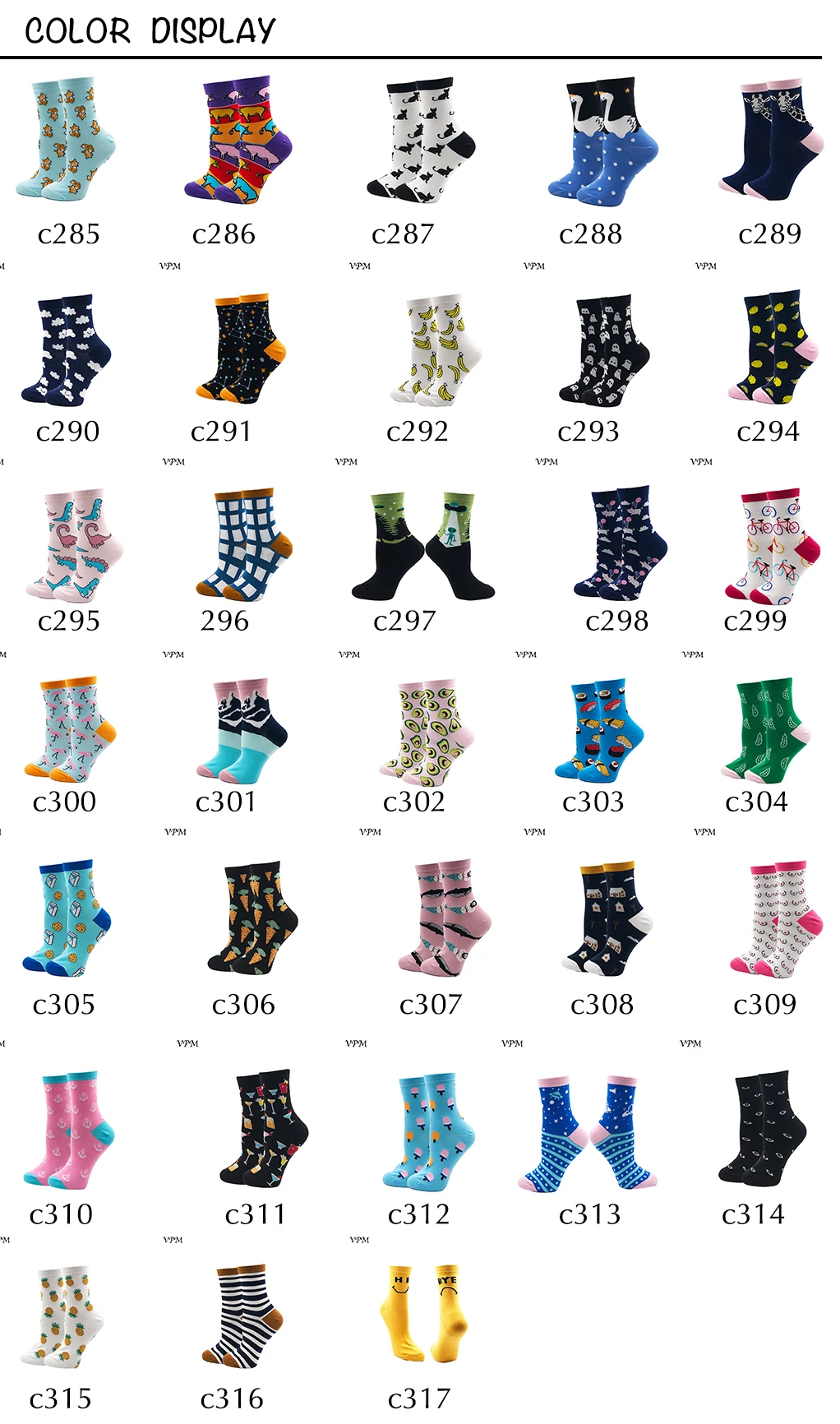 VPM 3 Pairs/Lot Winter Autumn Warm Women Crew Socks Colorful Cartoon Cute Animal Dog Cat Fox Dinosaur Funny Socks