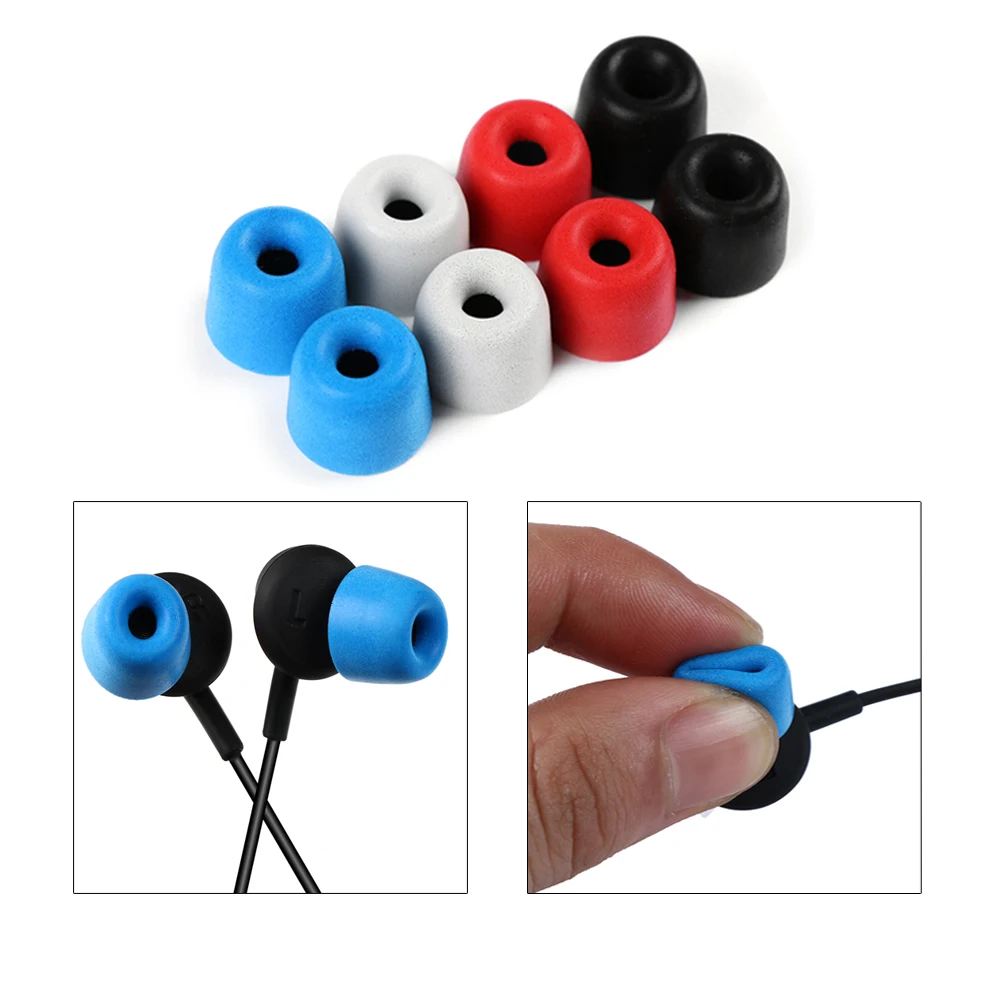 2pcs Earphone tips Foam Sponge ear pads for headphones T300 Caliber
