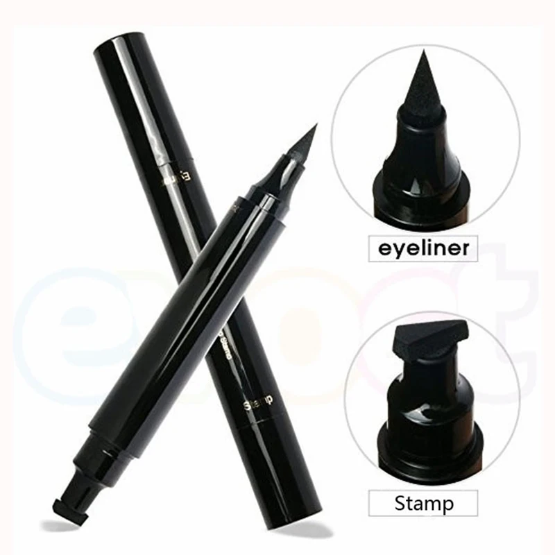 Liquid Eyeliner Stamp Seal Pencil Double Head Makeup Quick Dry Waterproof Wing Eye Liner Eye Pencil Beauty Black Eyeliner Pen Liquid Eyeliner Stamp Seal Pencil Double Head Makeup Quick Dry Waterproof Wing Eye Liner Eye Pencil Beauty Black Eyeliner Pen
