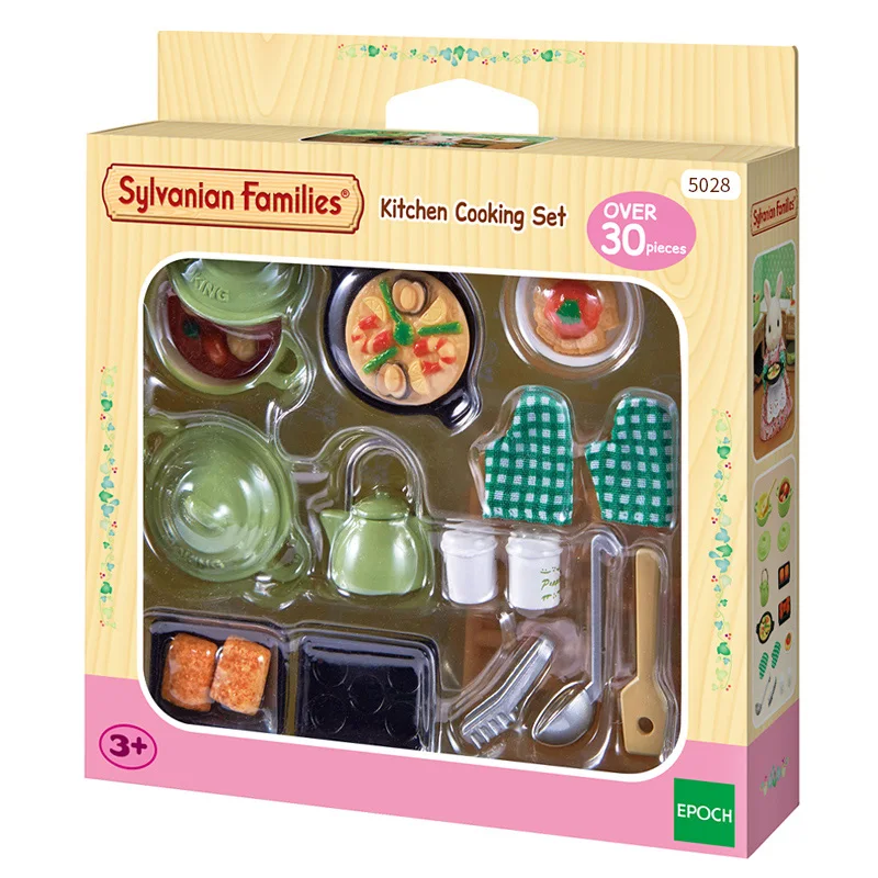 Sylvanian Families кукольный домик Playset кухонный набор для готовки аксессуары подарок девушке игрушка не фигура#5028