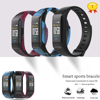 

2018 Newest Smart Bracelet Pedometer Call Reminder Fitness Tracker Social Media Notifications Smart Wristband For iOS Android