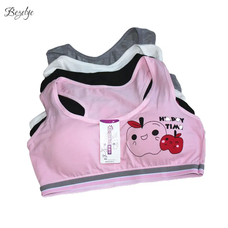 2-Piece Young Girls' Puberty Teenage Padded Bras main image 1