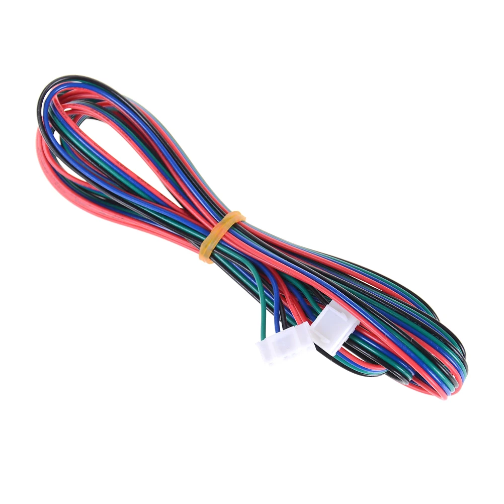 4pin Stepper Motor Cables 3D Printer Motor Cable Connector line XH2.54 4pin White Terminal