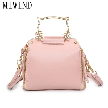 

MIWIND Free shipping Small Girls Designer Handbag Ladies shoulder bag Crossbody bag Women Party Messenger Bags TLB440