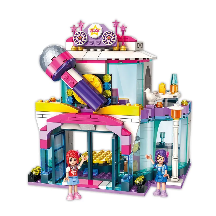 

Assemble 342PCS Star Dream Ktv Figures Enlighten Building Blocks Educational Toys For Children
