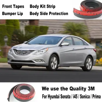 

Car Bumper Lips For Hyundai Sonata / i45 / Sonica / Prima / Body Kit Strip / Front Tapes Body Chassis Side Protection