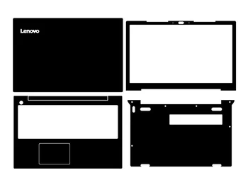 

KH Laptop Carbon fiber Crocodile Snake Leather Sticker Skin Cover Guard Protector for Lenovo V330-15 15.6"