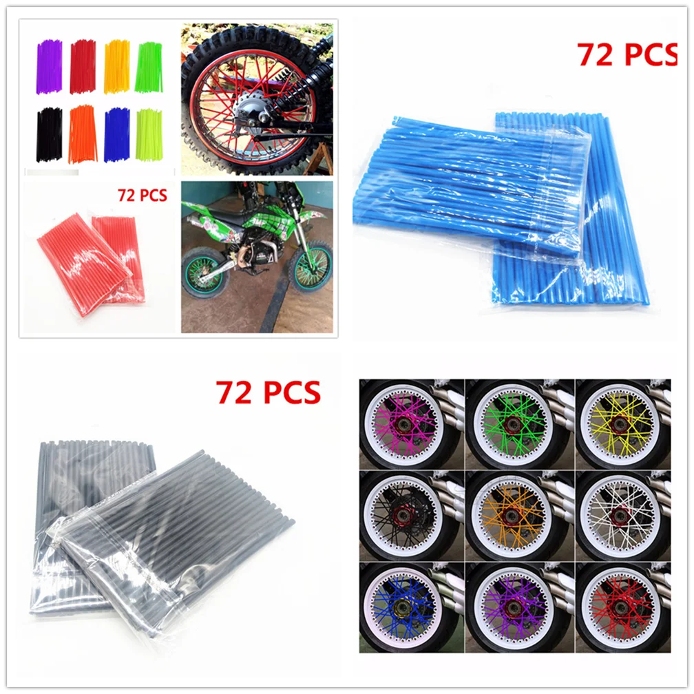 

Motorcycle dirt bike Wheel Spoke Cover Rim Protector Wrap for HUSQVARNA TC85 TC125 TE125 TC250 TE250 300 FC250 450 FE250 501
